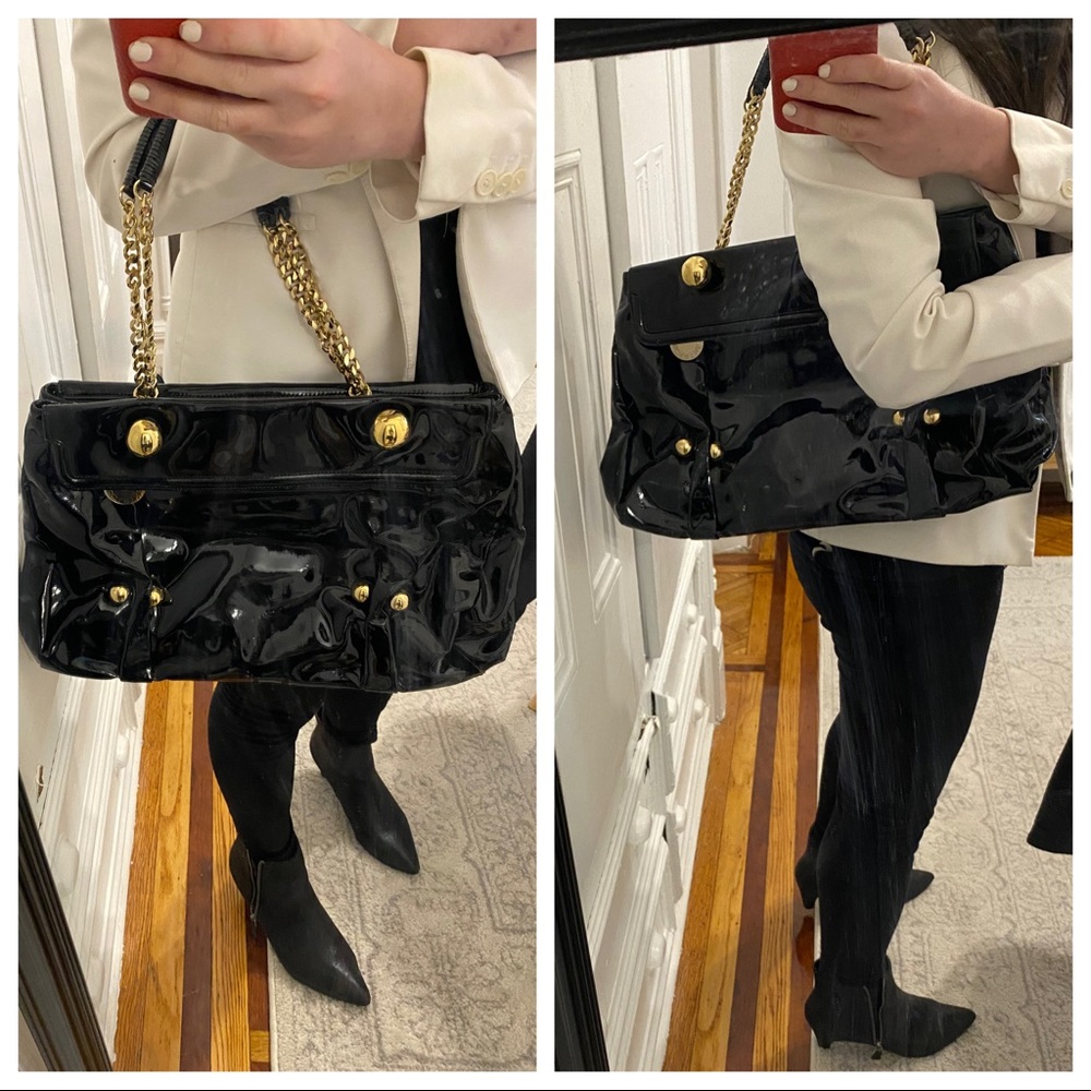 Stella McCartney Everyday Black Patent Bag